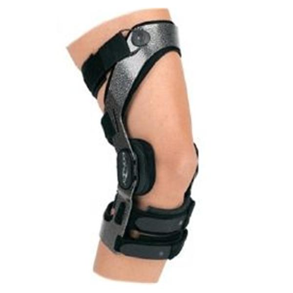 DJO Brace Action Armor Acl Adult Standard Knee Aluminum Black Size 2X-Large Left Ea - 11-1443-6