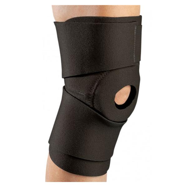 DJO Support Wraparound Adult Knee Neoprene Black Size X-Large Universal Ea - 79-82461