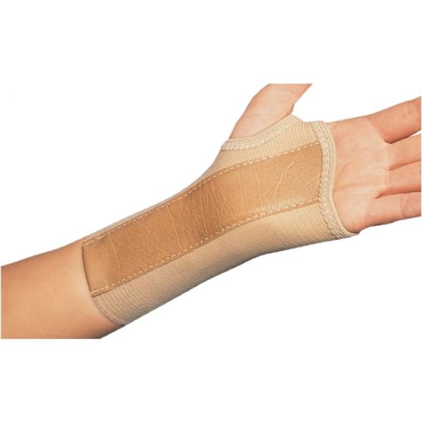 DJO Brace Procare Adult Wrist Cotton/Elastic Beige Size 7" Large Left Ea - 79-87087
