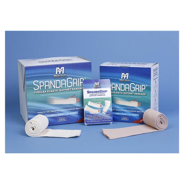 Medi-Tech Intl Corp Bandage Spandagrip 4.5"X11Yd Support Elastic Size G Natural Lf Ea - SAG13116
