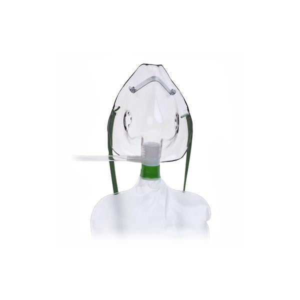 Hudson Respiratory Care Mask Oxygen Hudson Adult Vinyl Each, 50 Ea/Ca - 1009