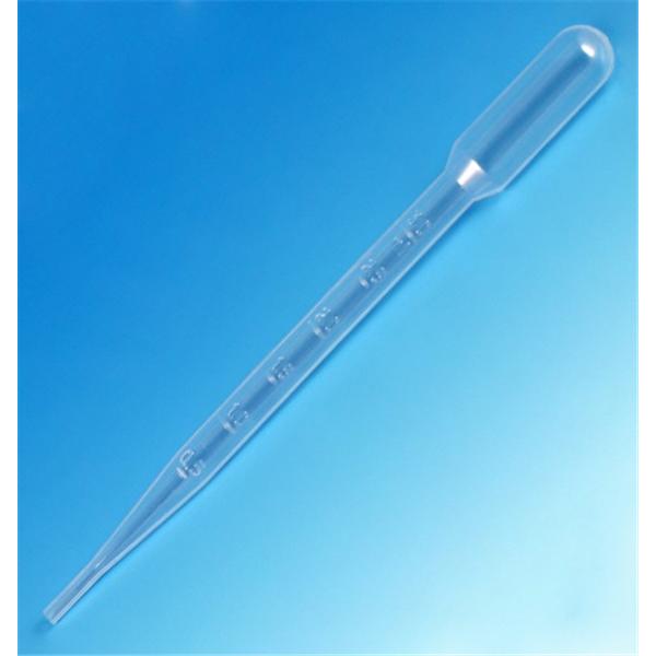 Globe Scientific Transfer Pipette 7Ml 3Ml Graduations 155Mm Non-Sterile Disposable 500/Pk, 10 Pk/Ca - 135030
