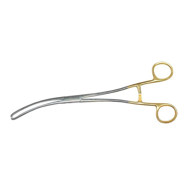 Medgyn Products Inc Forcep Tenaculum Teale 10" 5X254Mm Curved 3X4 Teeth Stainless Steel Ea - 31005