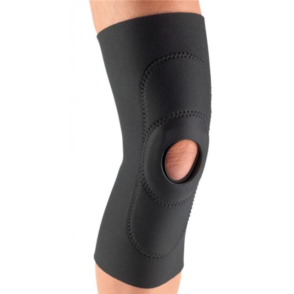 DJO Support Sleeve Sport Adult Knee 1/8" Neoprene Black Size X-Large Ea - 79-82708