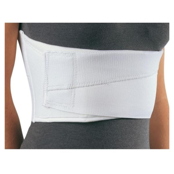 DJO Belt Deluxe Rib Elastic Women White Size 6" Universal Ea - 79-89160