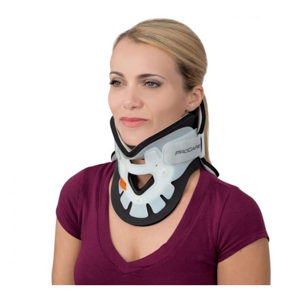 DJO Collar Aspen Adult Tall Cervical Polyethylene Black/White Ea - 79-83367