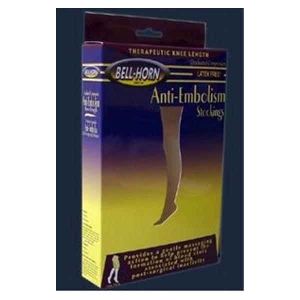 DJO Stocking Anti-Embolism Bell-Horn Knee High Closed Toe Medium Unsx 15-17" Bg 1/Pr - 11000M