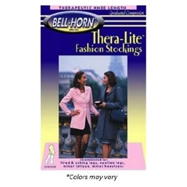 DJO Stocking Compression Thera-Lite Knee High Closed Toe Large Women Beige 1/Pr - 11900L