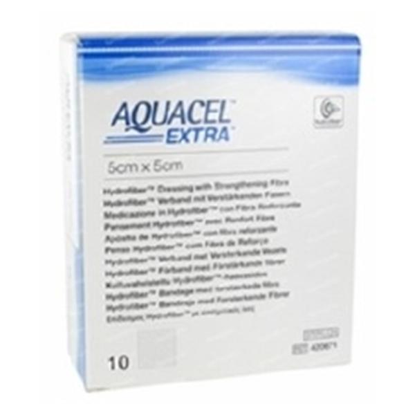 Convatec US Dressing Island Aquacel Foam 2X2" Sterile Silicone Adhesive 10/Bx - 420671
