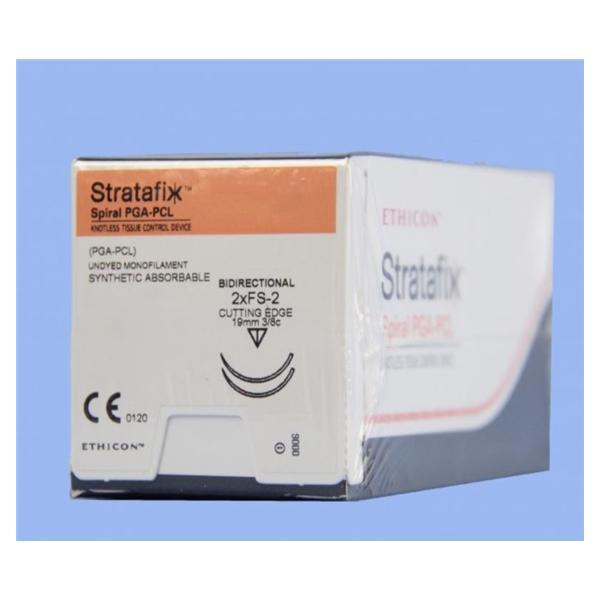 Ethicon Inc,a J & J Company Suture 3-0 Pga/Pcl Fs-2/Fs-2 Stratafix Spiral Undyed 3" 2Arm Mnflmnt Abs 12/Bx - SXMD2B404