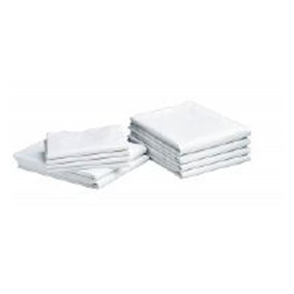 Encompass Group Sheet Flat 66X104" Muslin 55% Cotton/45% Polyester White 12/Pk - 49624-104