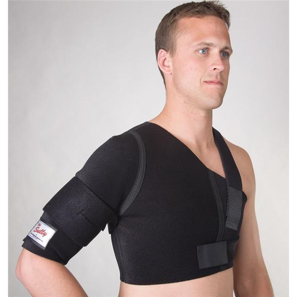 DJO Stabilizer Immobilizer Sully Adult Shoulder Black Size Large Ea - 11-0525-4