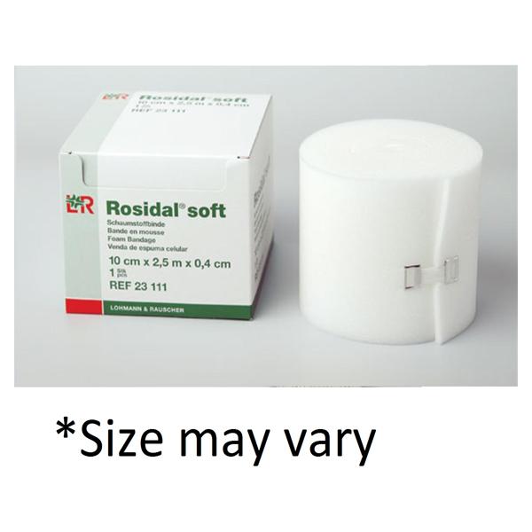 Lohmann & Rauscher. Padding Island Rosidal Hydrphlc Qdrfm 12Cmx.4Cmx2.5M Adhesive Non-Adherent 16/Ca - 23112