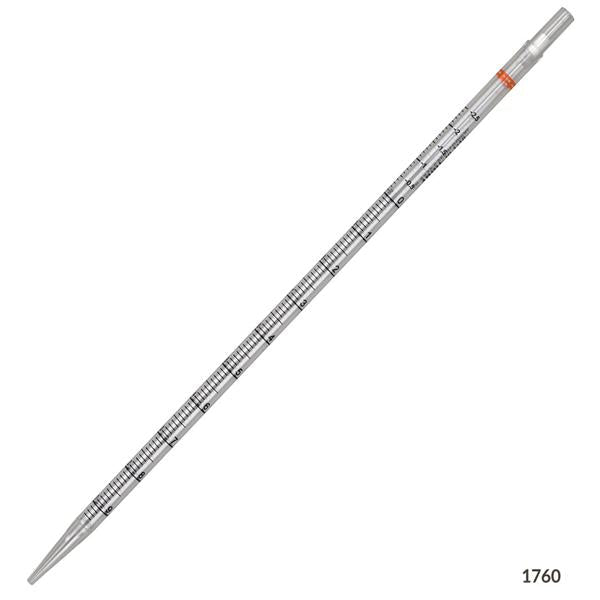 Globe Scientific Serological Pipette 10Ml Orange Band Sterile 200/Ca - 1760