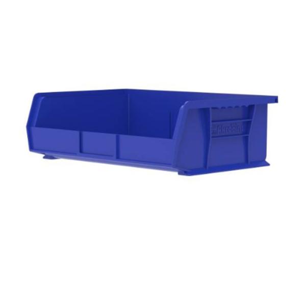 Akro-Mils Bin Storage Akrobins 10-7/8X16-1/2X5" Blue Polymer With Label Holder 6/Bx - 30255BLUE