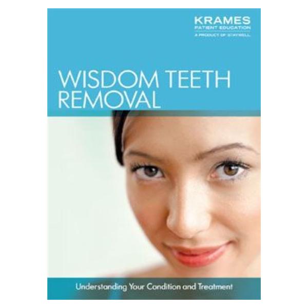 Krames Communications Booklet Educational Wisdom Teeth Removal Ea - 11982