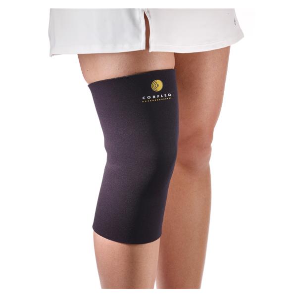 Corflex Sleeve Support Knee 3/16" Neoprene Black Size X-Large Ea - 88-0106