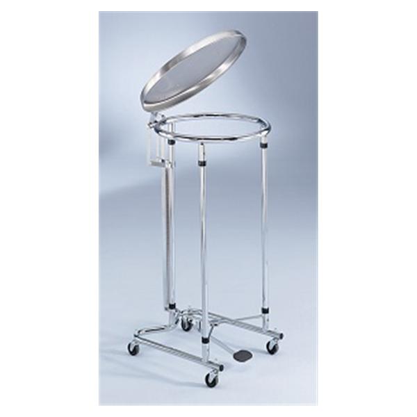 Blickman Industries Hamper Laundry Stainless Steel Round 19-5/8X35" Silver Ea - 092777420P