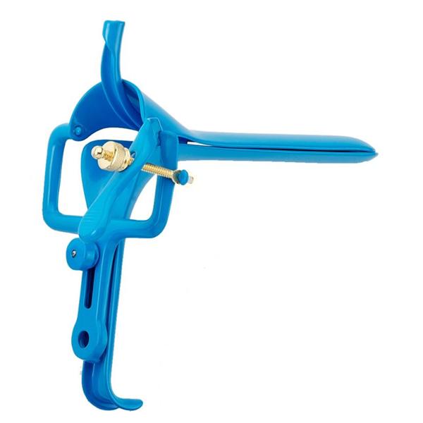 Medgyn Products Inc Speculum Vaginal Graves Vu-Max Lletz 4-7/8" Large 70Mm Opn Blu Stl/Tfln Ct Ea - 38127