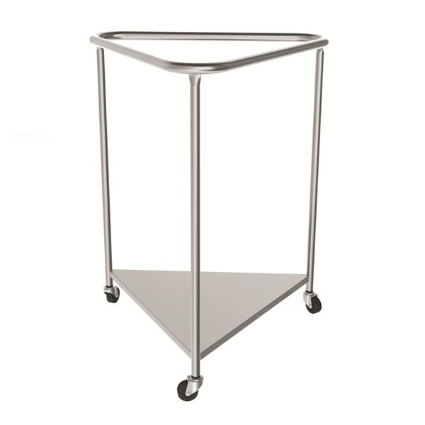 Mac Medical Hamper Linen Stainless Steel Triangular 35X78-5/8" Silver Ea - LH-1001