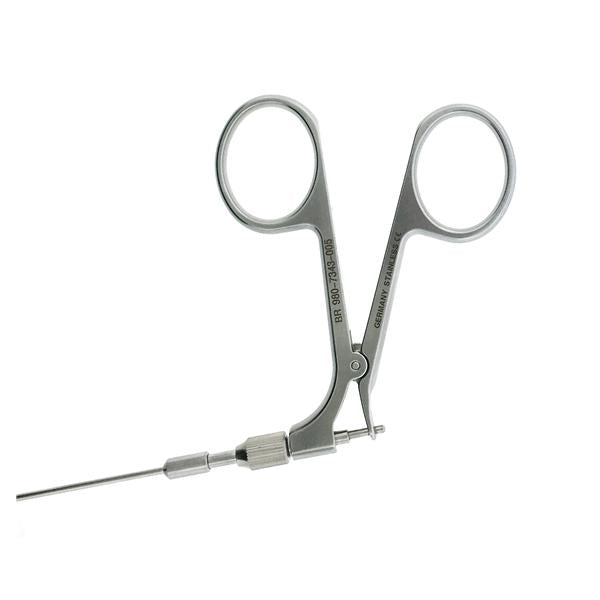 BR Surgical, Scissors Hysteroscopy 13-3/8" Smooth Semi-Rigid 5Fr Stainless Steel Ea - BR980-7343-005