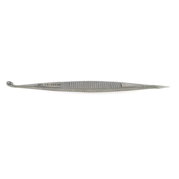 BR Surgical, Extractor Comedone Saalfeld 4" Sharp/Round Stainless Steel Ea - BR74-12110
