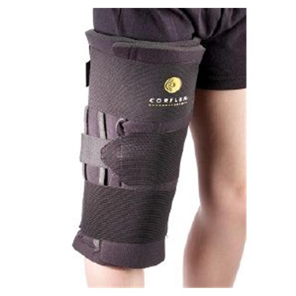 Corflex Immobilizer Compression 4 Gel Pockets Knee Foam Black Ea - 75-1654