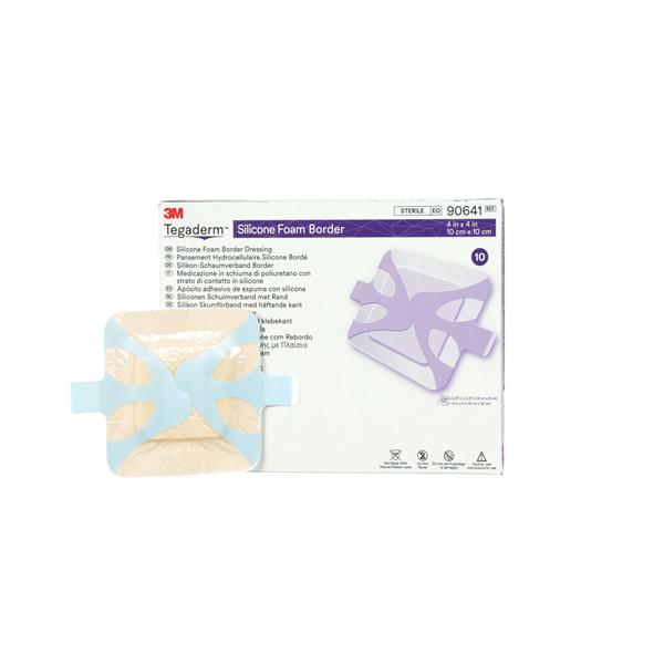 3M Healthcare Dressing Flour Tegaderm Foam 4X4" Sterile Lf 60/Case - 90641