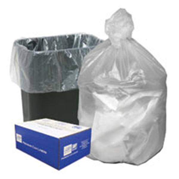 Berry Global Bag Trash Ultra Plus 16Gal Hdpe 8Mic Light Star Seal 24X33" Clear 1000/Ca - HD24338N