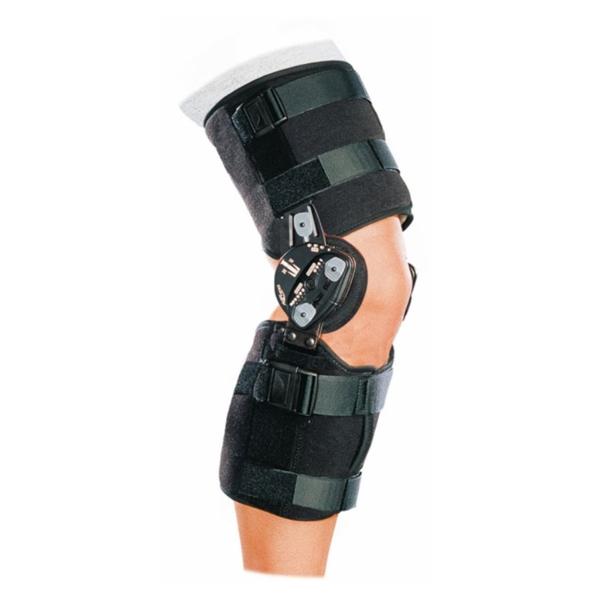 DJO Brace Post-Op Rehab Trom Adult Knee Black Size Medium Ea - 11-0295-3-06000