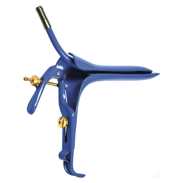 BR Surgical, Speculum Vaginal Graves 1-1/2X4-1/2" Large Right Side Open Blue Ss/Ct Ea - BR71-11023