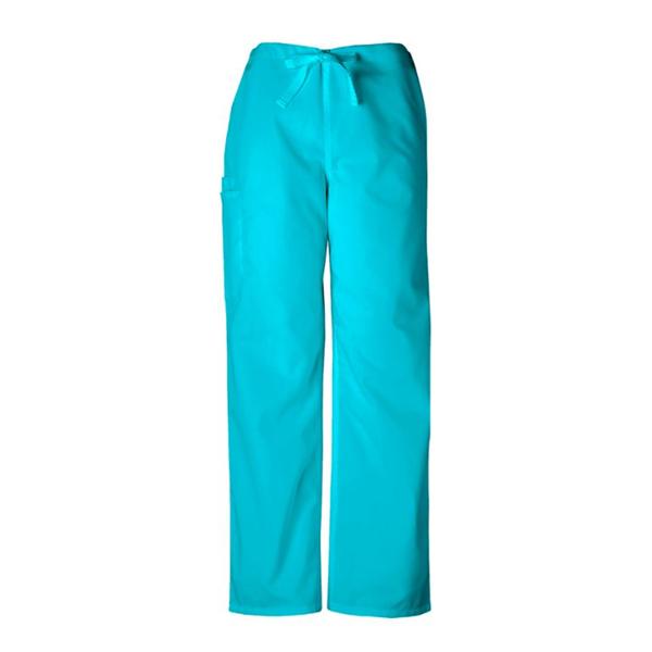 Cherokee Workwear Pant Scrub Unisex Medium Turquoise Ea - 4100-TRQW-M