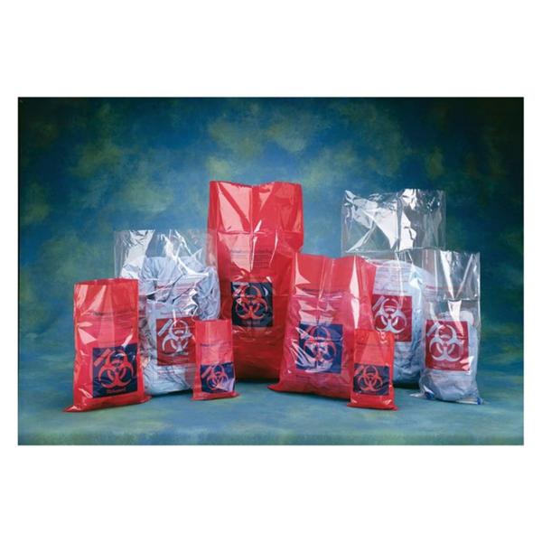 Fisher Scientific Co. Bag Biohazard 8X12" Elastic Steam-Venting Closure Pp Clear 2Mil Atoclv 200/Pk - 18261