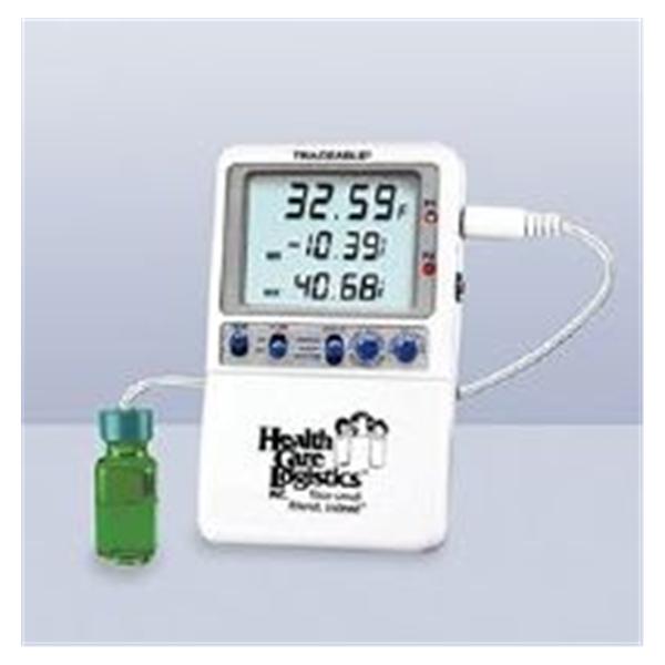 Control Company Thrmtr Lb Trcbl -50-70C/-58-158F Dgtl 3 Lcd Dspl 1 Btl Prb 2.75X4.25X0.75" Ea - 17988