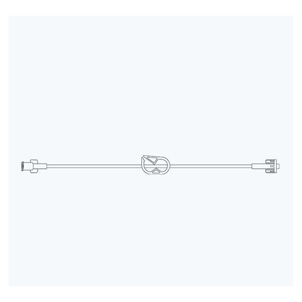 MPS Medical Iv Extension Set Mps 12" T-Injection Site Male/Female Luer Lock Adapter 50/Bx - EB-012-01