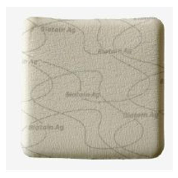 Coloplast Dressing Wound Biatain Ag Polyurethane Foam 5X5" Adhesive Highly Absorbent 5/Bx - 9632