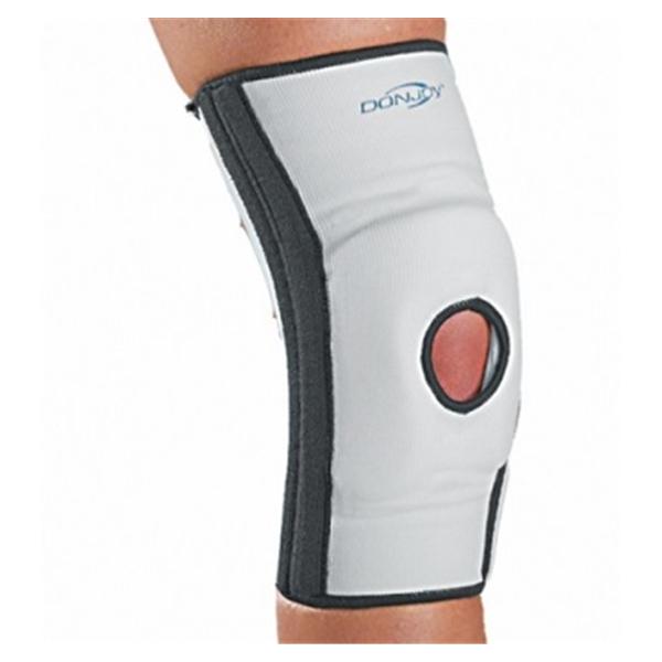 DJO Sleeve Support Adult Cartilage Knee Knit Cotton/Elastic Black Size X-Small Ea - 11-0243-1