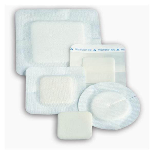 Deroyal Industries Inc Dressing Wound Polyderm Border Pu Fm 4X4" Nadhr White Highly Absorbent 50/Case - 46-915