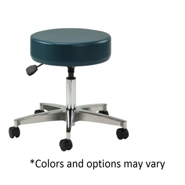 Clinton Industries. Stool Exam Premier Series Specify Color Casters Backless 5 Leg Ea - 2155