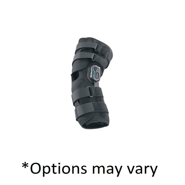 DJO Brace Wraparound Playmaker Adult Knee Drytex Black Size 3X-Large Ea - 11-0666-7