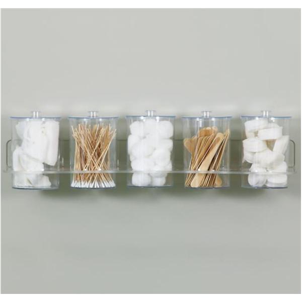 Clinton Industries. Rack Wall 24X7-1/2" Clear Acrylic With Wall Mount Ea - T-88