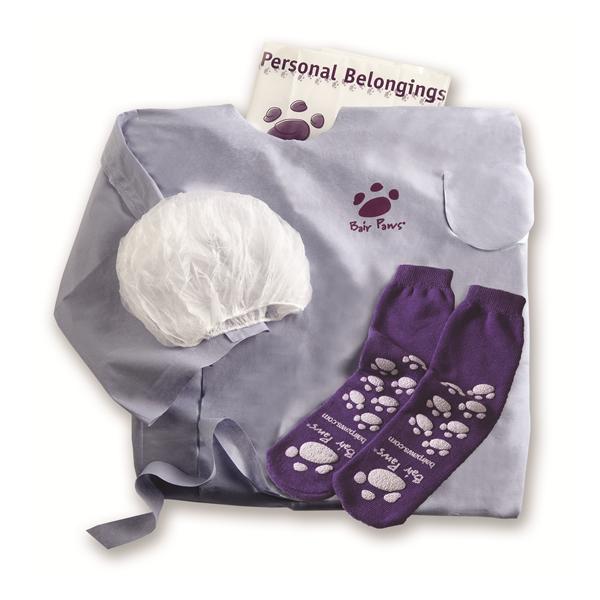 3M Healthcare Gown Bair Paws Blue 20/Ca - 84101