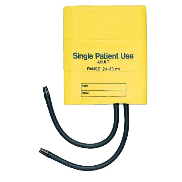 DMS Holdings. Cuff Blood Pressure Mabis For Monitor 23-33Cm Adult Arm Medium Yellow 5/Bx - 06-270-131