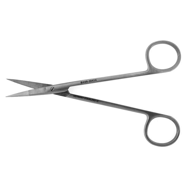 BR Surgical, Scissors Joseph 5-1/2" Sharp/Sharp Smooth Straight Stainless Steel Ea - BR08-30414