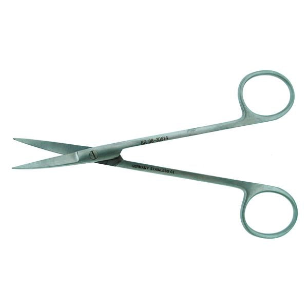 BR Surgical, Scissors Joseph 5-1/2" Sharp/Sharp Smooth Curved Stainless Steel Ea - BR08-30514