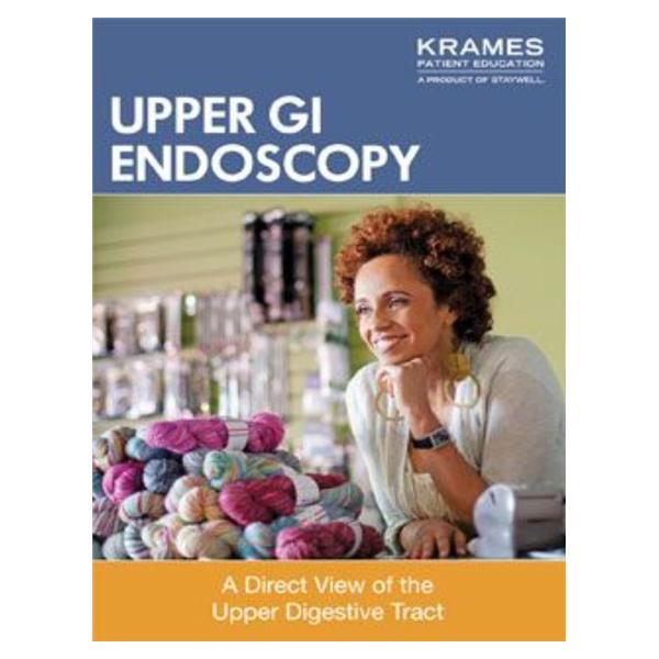 Krames Communications Booklet Educational Upper Gi Endoscopy Ea - 12231