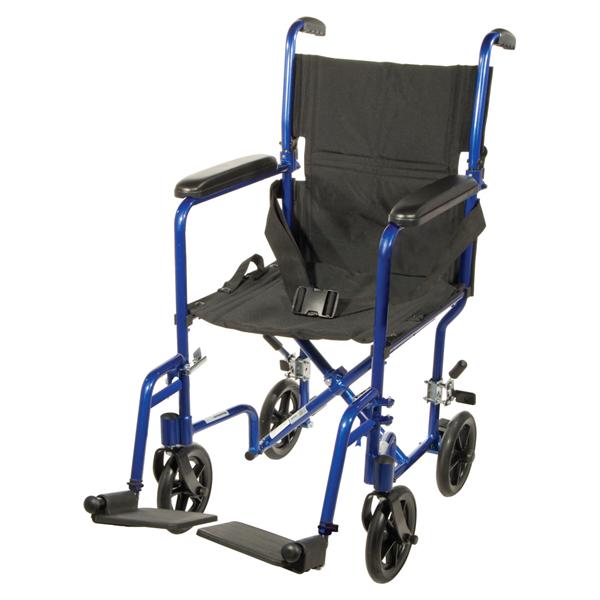 Drive Medical Designs Wheelchair Transport Aluminum 33X22X39.5" Red Ea - ATC19-RD
