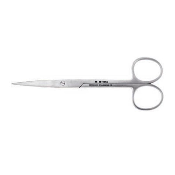 BR Surgical, Scissors Deaver 5-1/2" Sharp/Sharp Smooth Straight Stainless Steel Ea - BR08-15014
