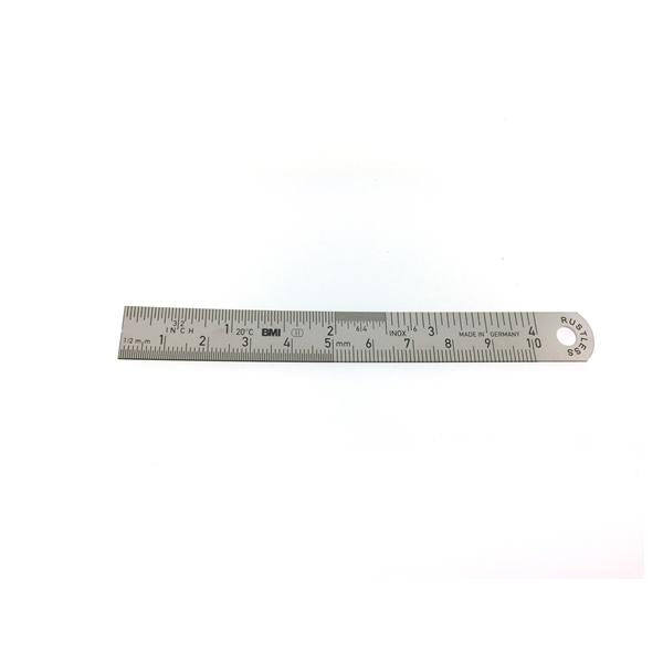 BR Surgical, Ruler 4" Stainless Steel Ea - BR02-34010