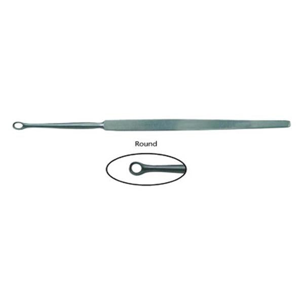 BR Surgical, Curette Lupus Fox 5-1/2" Round Tip Ea - BR75-12901